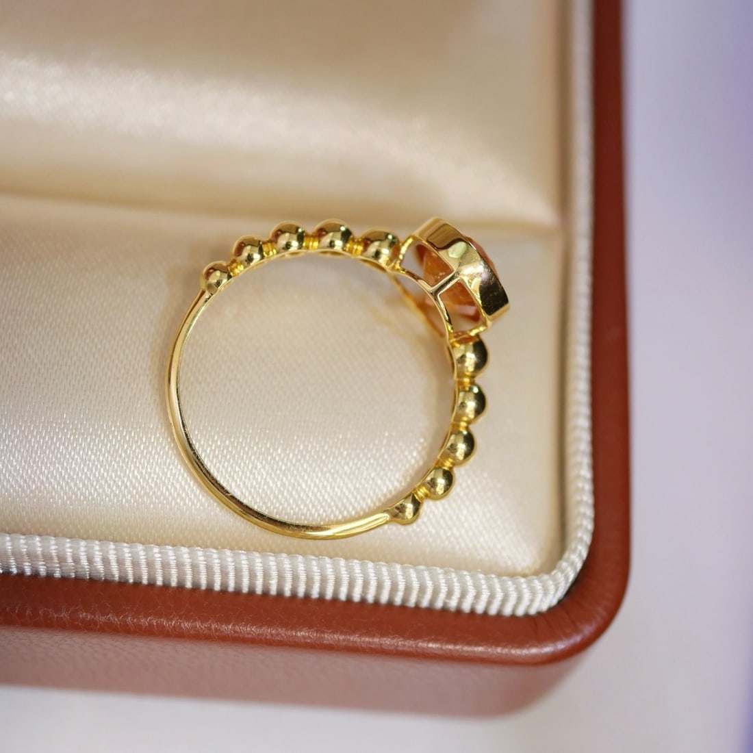 14k Gold 2.18 Ct Natural Spessartine Ring - 3