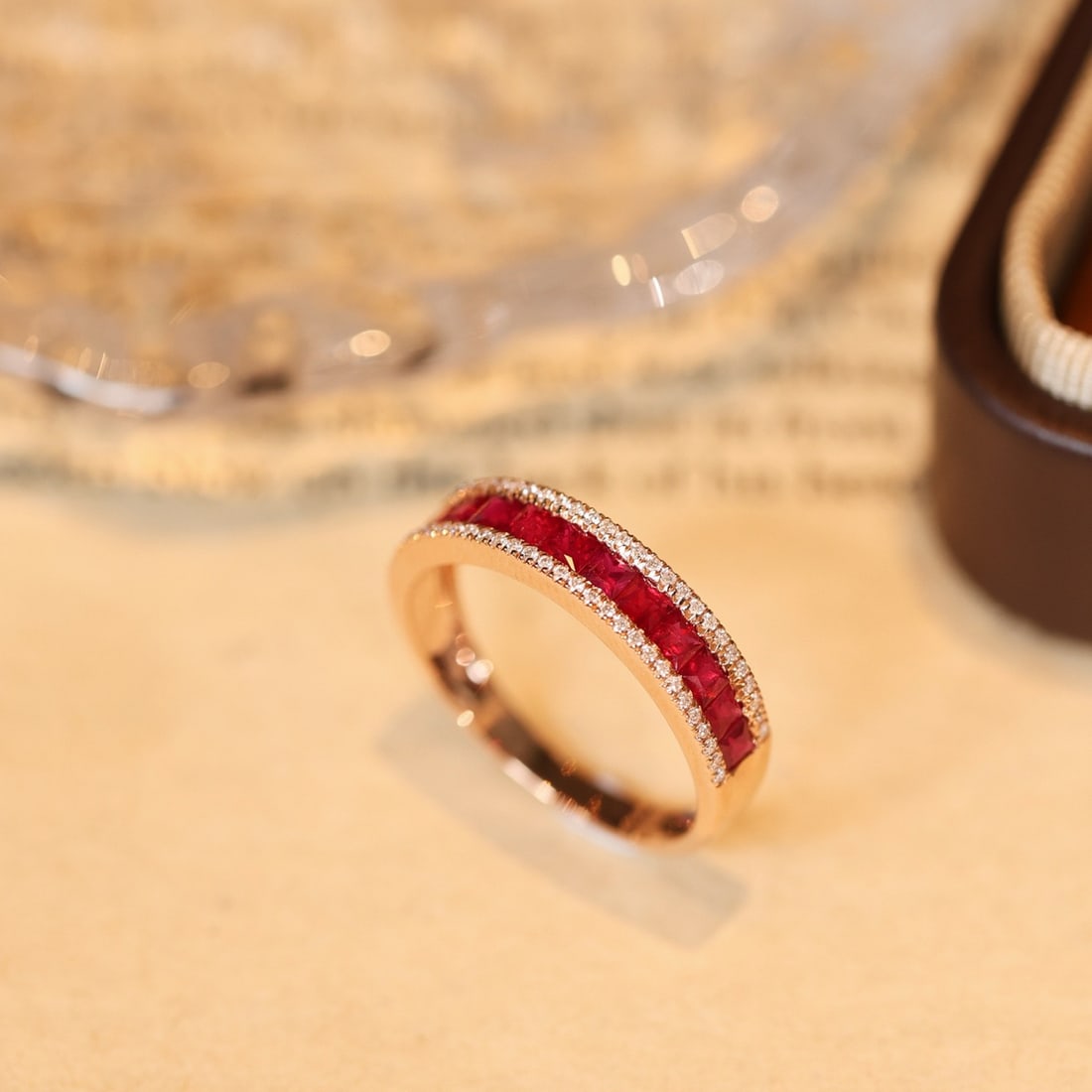 14k Gold 1.18 Ctw Natural Ruby & Diamond Ring - 2