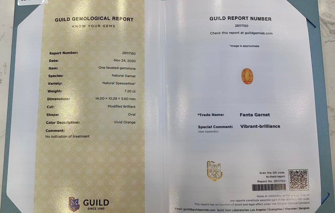 Express Shipping 18k Gold 8.25 Ctw Natural Spessartine & Diamond Ring/pendant( Without Chain ) - 5