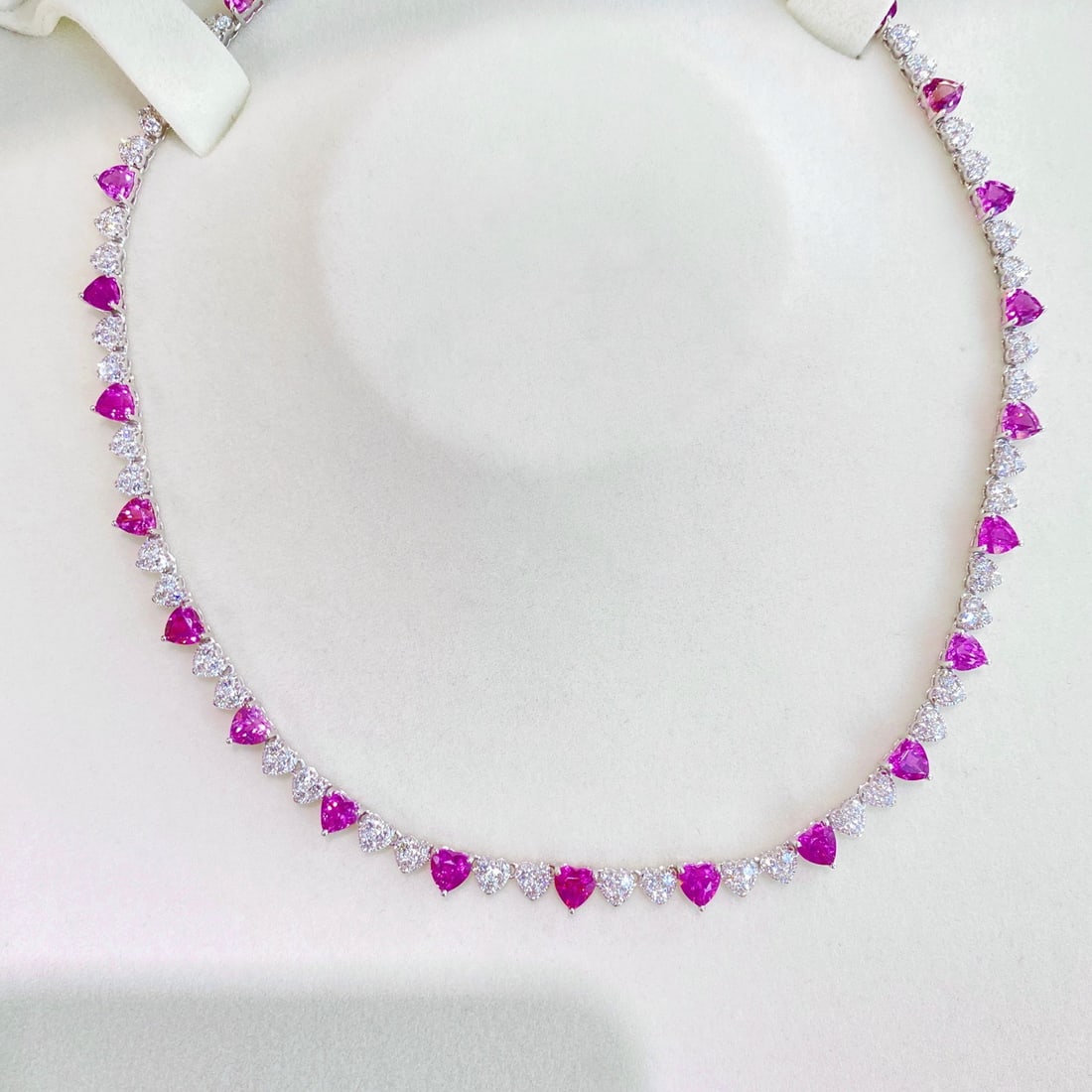 Express Shipping 18k Gold 13.00 Ctw Natural Tourmaline & Diamond Necklace - 3