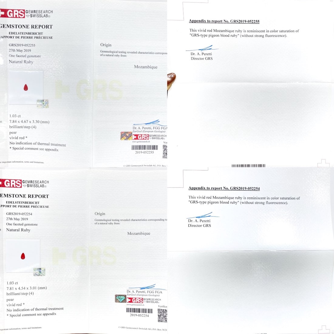 Express Shipping 18k Gold 6.07 Ctw Natural Ruby & Diamond Earrings - 5