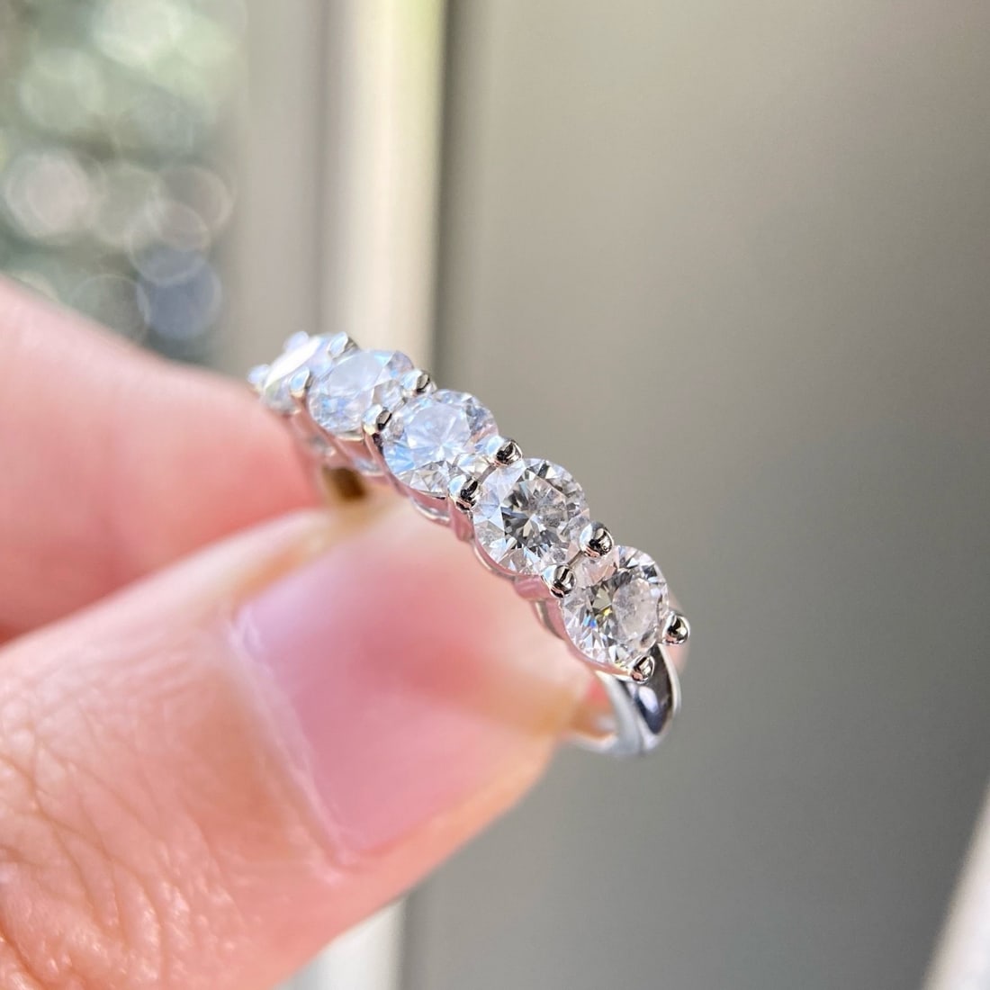 Express Shipping Gia Certified Express Shipping 18k Gold 1.55 Ct Natural E Vs2 Round Diamond Ring - 3