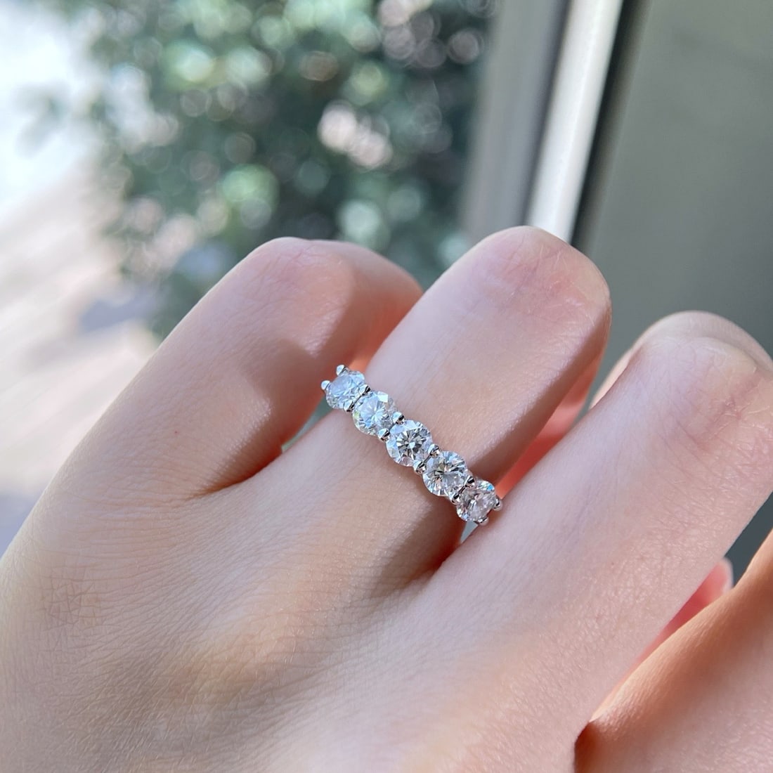 Express Shipping Gia Certified Express Shipping 18k Gold 1.55 Ct Natural E Vs2 Round Diamond Ring - 4