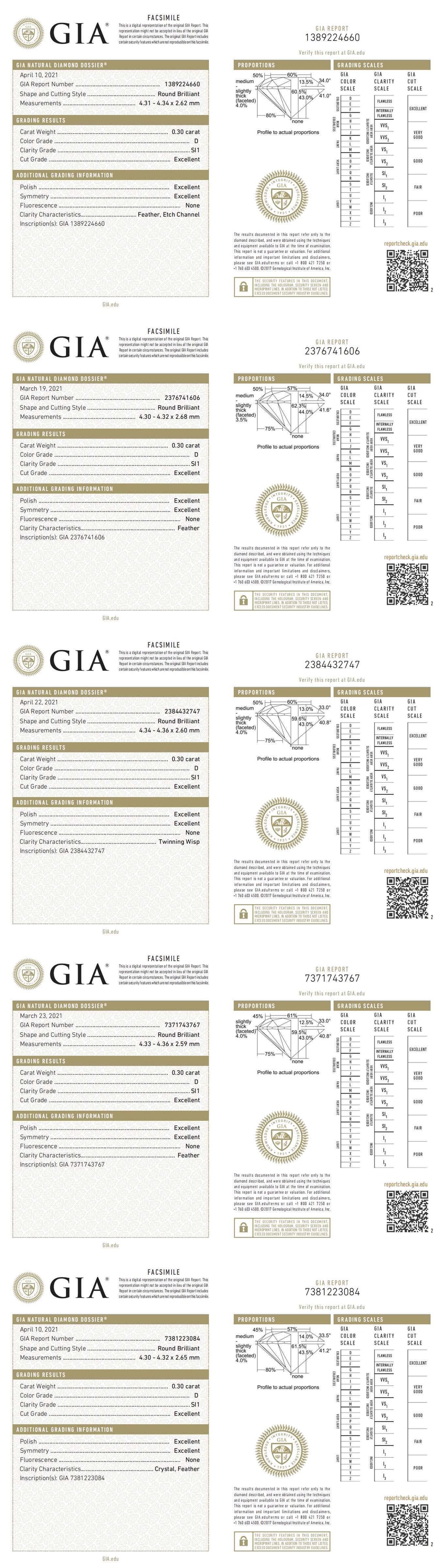 Express Shipping Gia Certified Express Shipping 18k Gold 1.55 Ct Natural E Vs2 Round Diamond Ring - 5