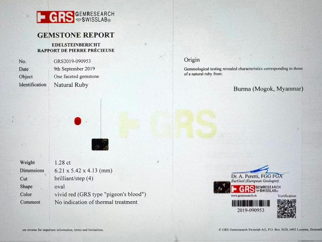 Express Shipping Grs(gemstone Reports) Certified Express Shipping 18k Gold 4.84 Ctw Burma Natural... - 6