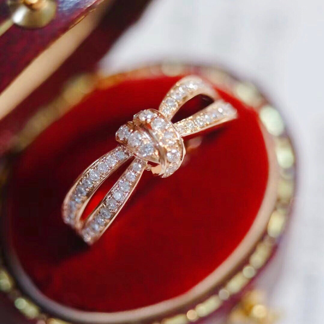 14k Gold 0.32 Ct Natural H Diamond Ring (1 of 4)