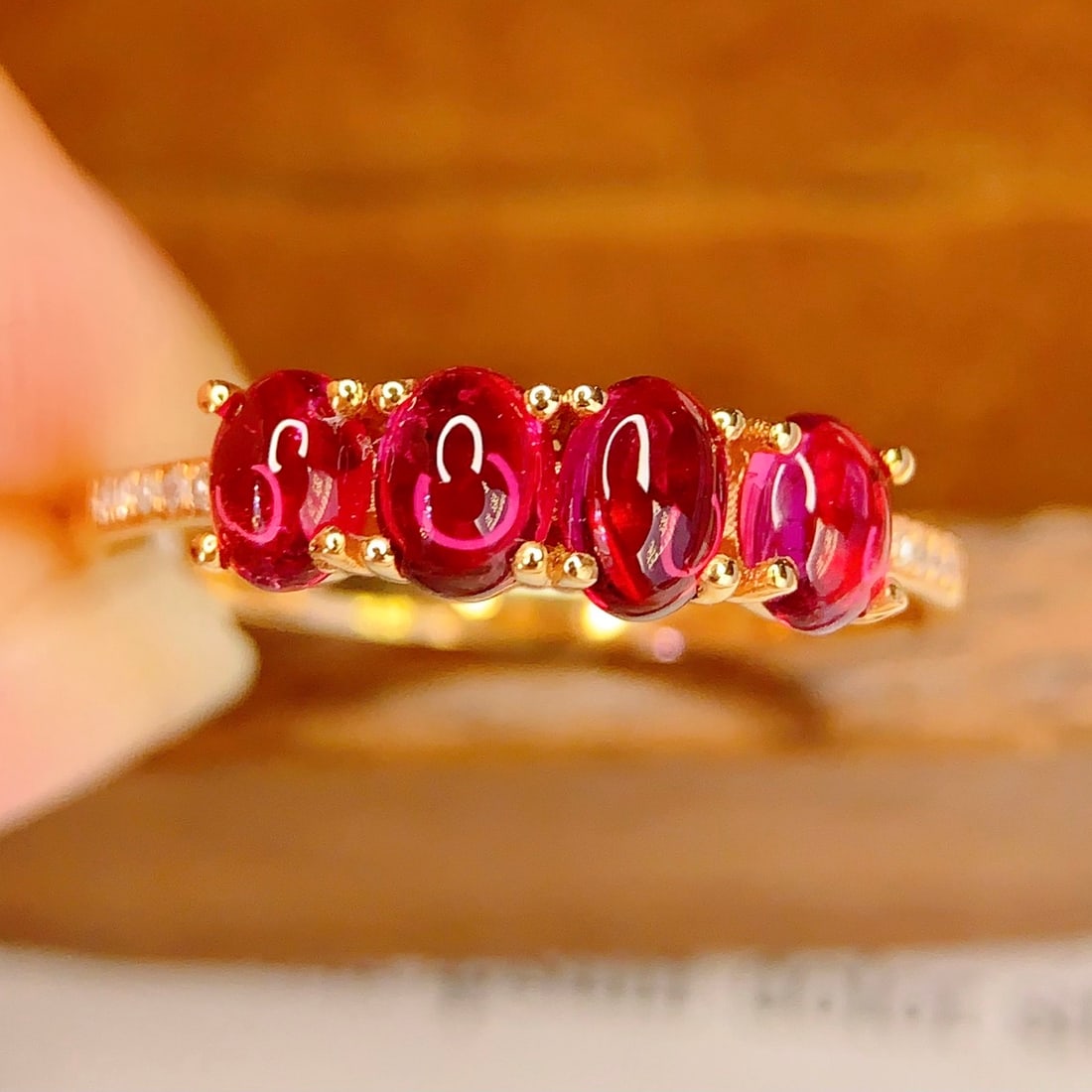 14k Gold 1.8 Ct Natural Tourmaline & Diamond Ring - 2