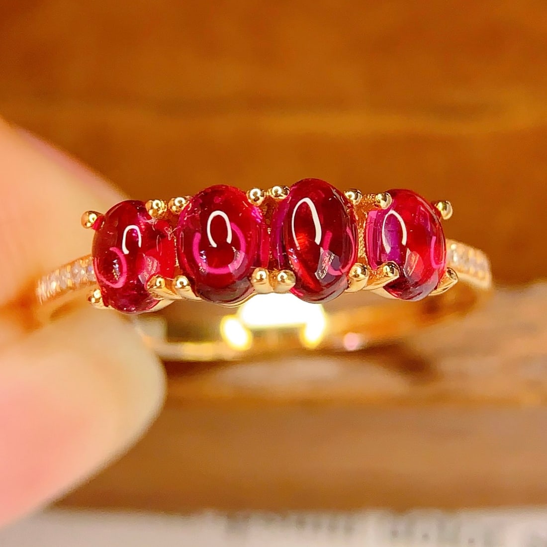 14k Gold 1.8 Ct Natural Tourmaline & Diamond Ring - 4