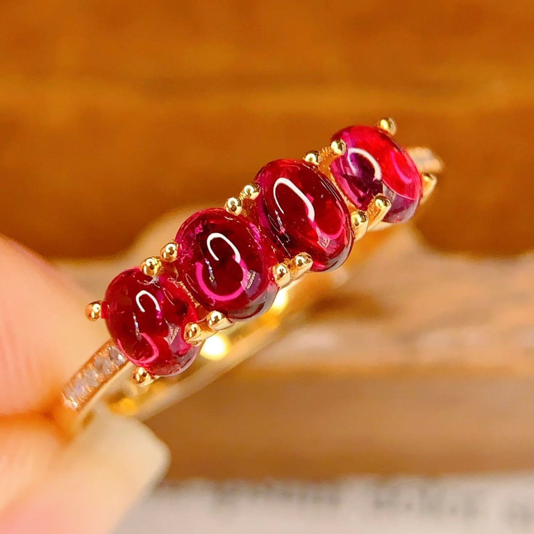 14k Gold 1.8 Ct Natural Tourmaline & Diamond Ring - 5