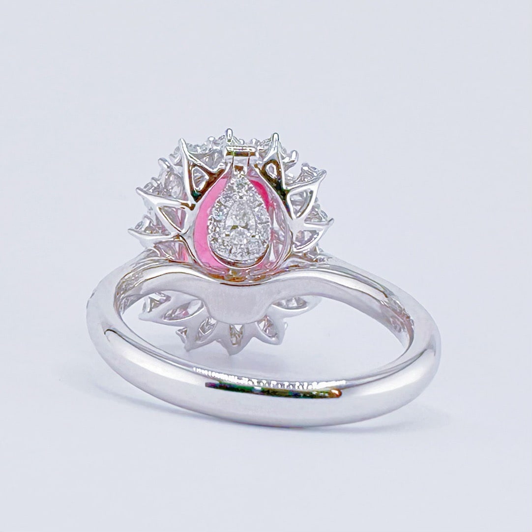 14k Gold 4.21 Ctw Natural Spinel & Diamond Ring/pendant( Without Chain ) - 5