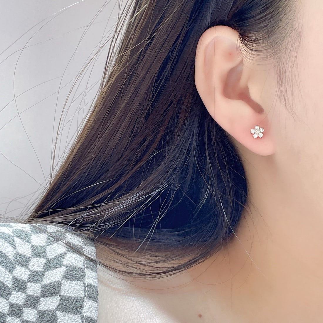 14k Gold 2.12 Ctw Natural Ruby & Diamond & Flowers Earrings - 8