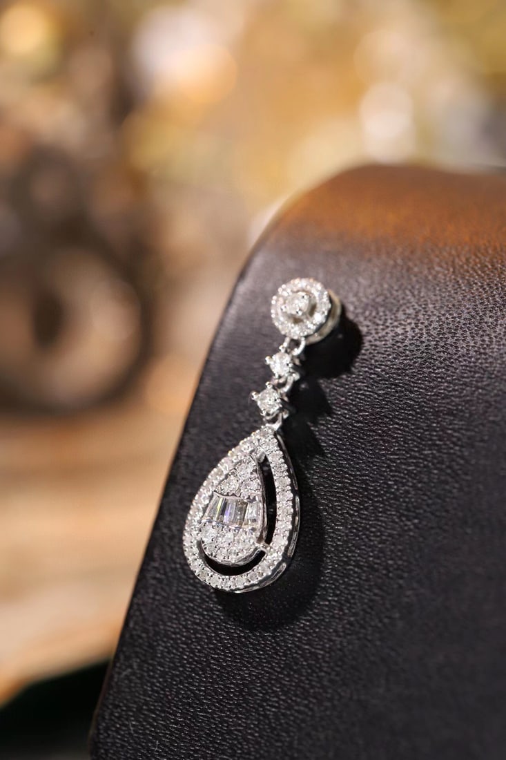 14k Gold 0.25 Ct Natural H Diamond Pendant( Without Chain ) - 5