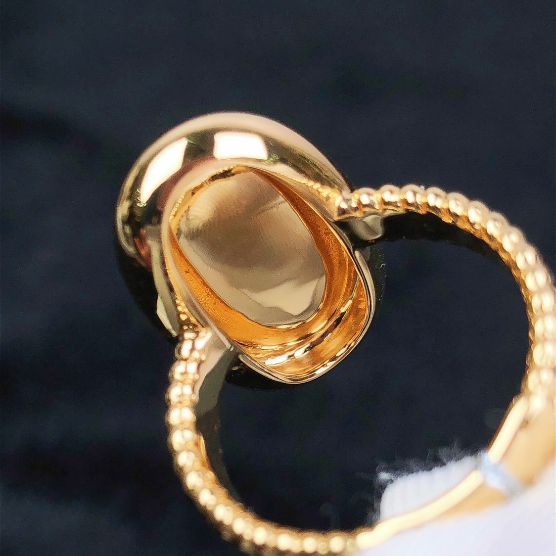 14k Gold 4.36 Ct Natural Opal Ring - 6