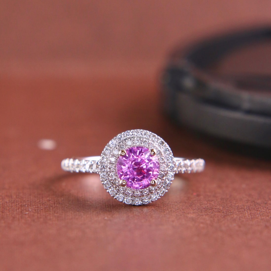 14k Gold 1.42 Ctw Natural Sapphire & Diamond Ring - 5