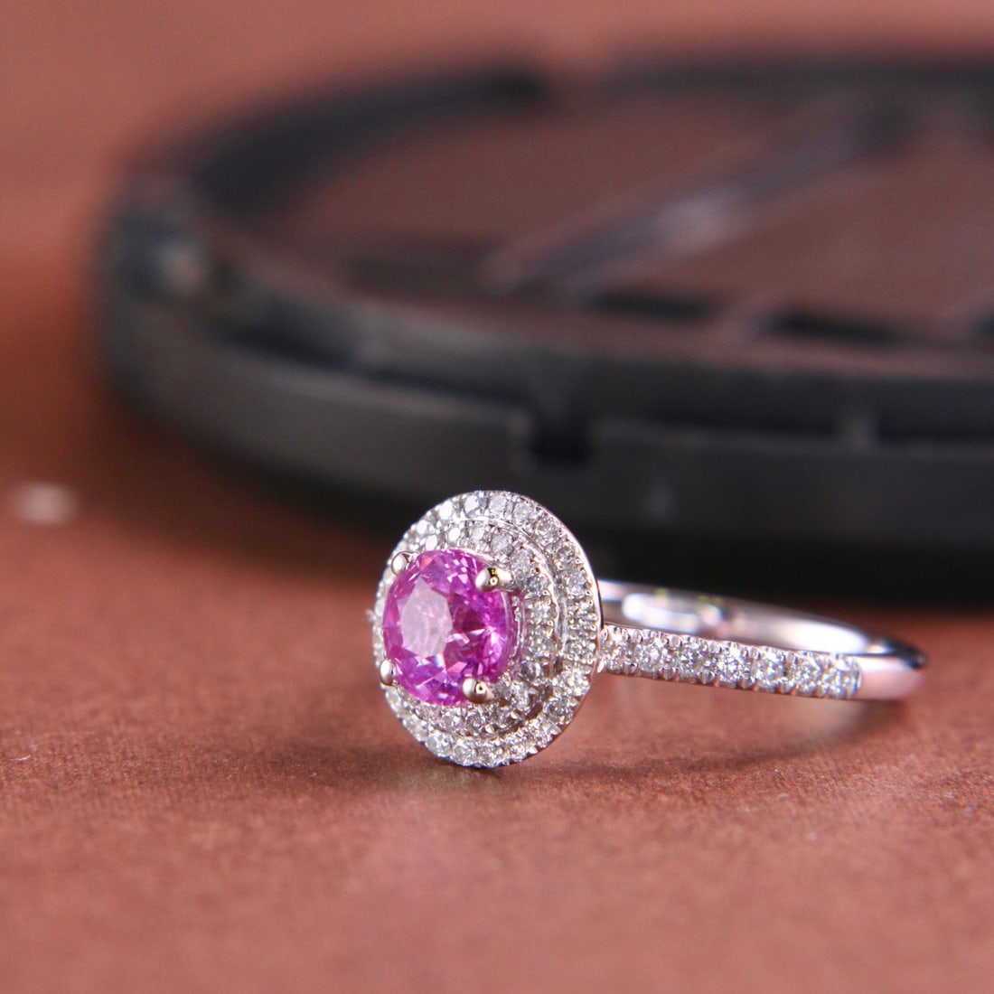 14k Gold 1.42 Ctw Natural Sapphire & Diamond Ring - 6