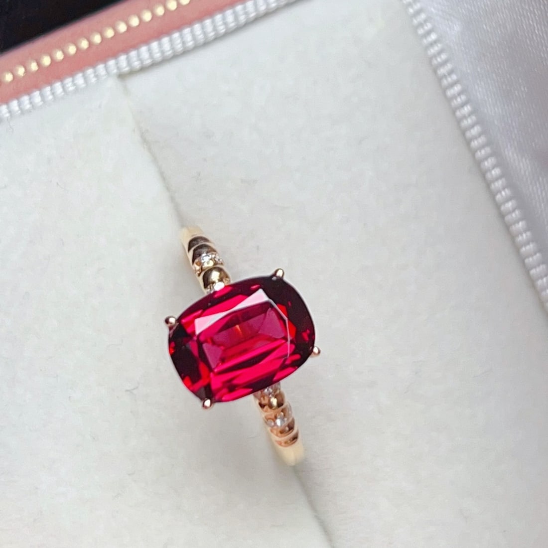 14k Gold 2.68 Ctw Natural Tourmaline & Diamond Ring - 5