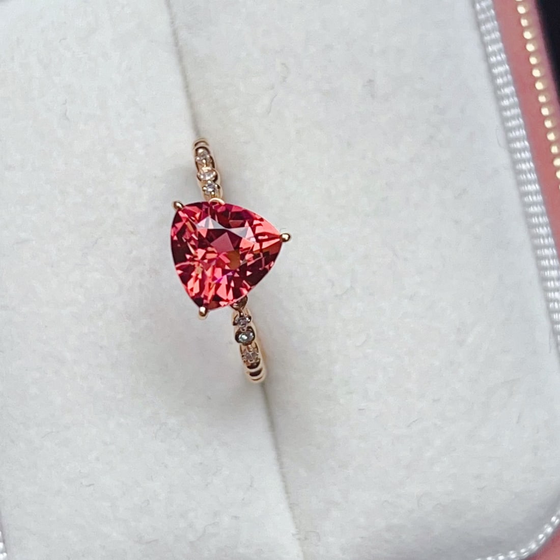 14k Gold 1.79 Ctw Natural Tourmaline & Diamond Ring - 2