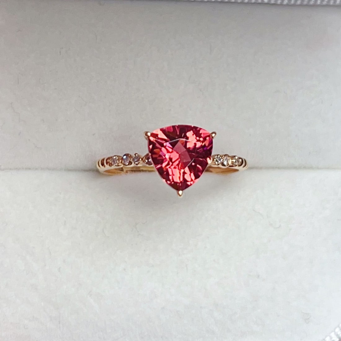 14k Gold 1.79 Ctw Natural Tourmaline & Diamond Ring - 3