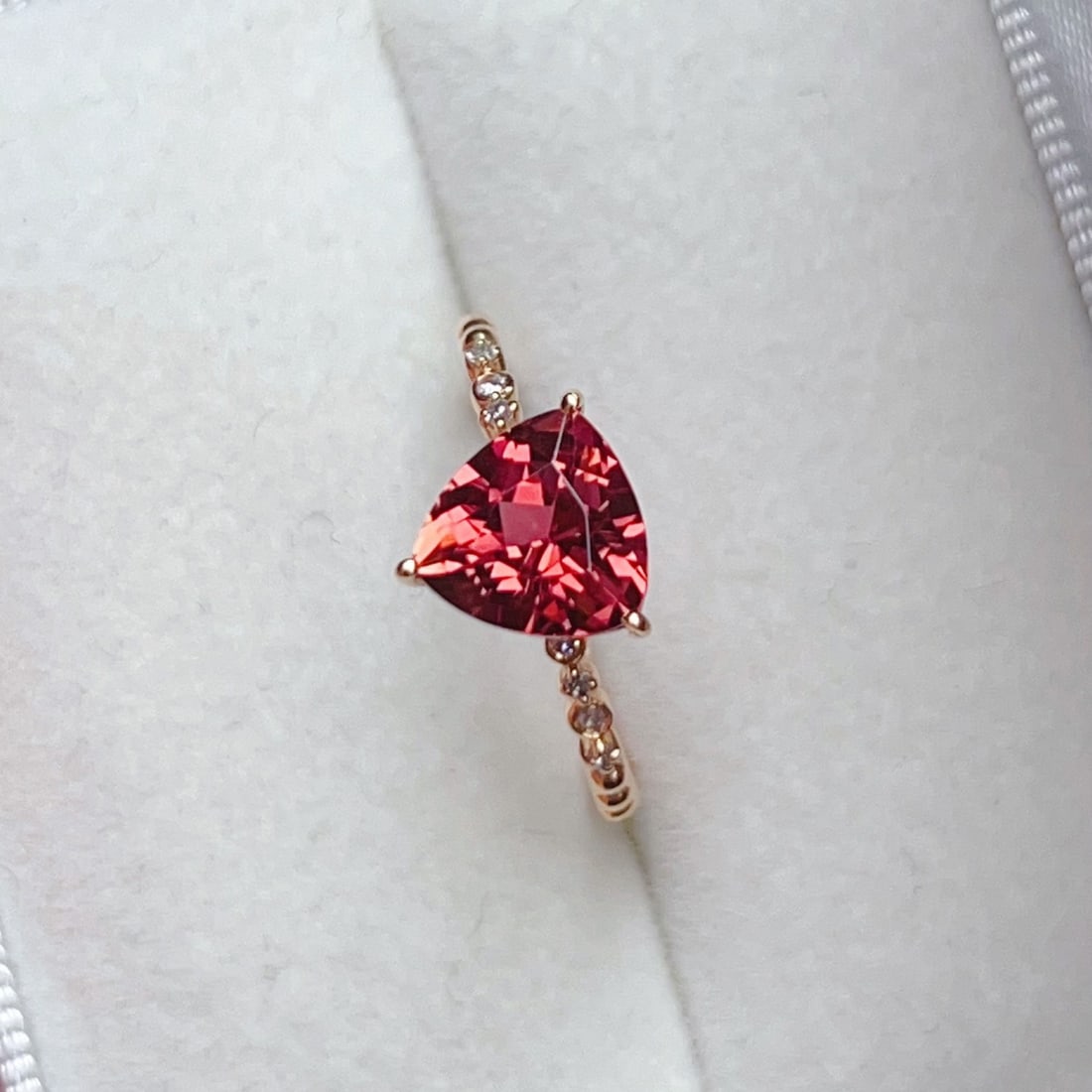 14k Gold 1.79 Ctw Natural Tourmaline & Diamond Ring - 4