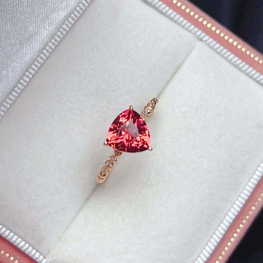 14k Gold 1.79 Ctw Natural Tourmaline & Diamond Ring - 5