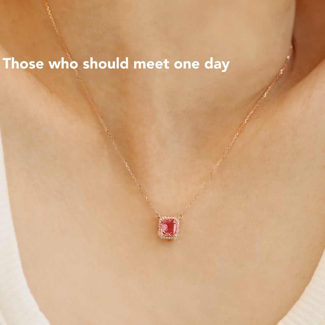 14k Gold 1.01 Ctw Natural Tourmaline & Diamond Necklace - 2