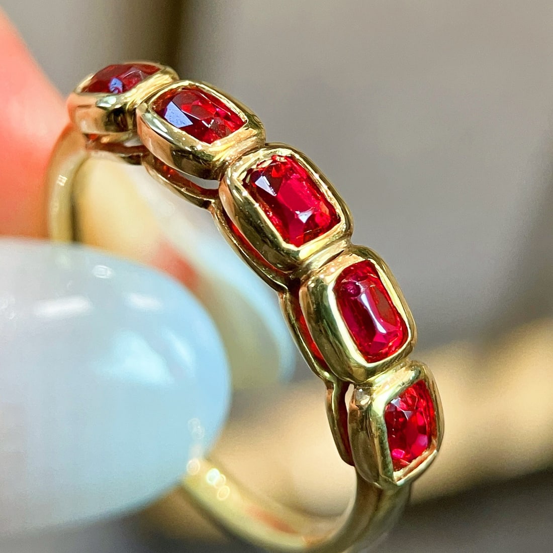 14k Gold 1.09 Ct Natural Spinel Ring - 3