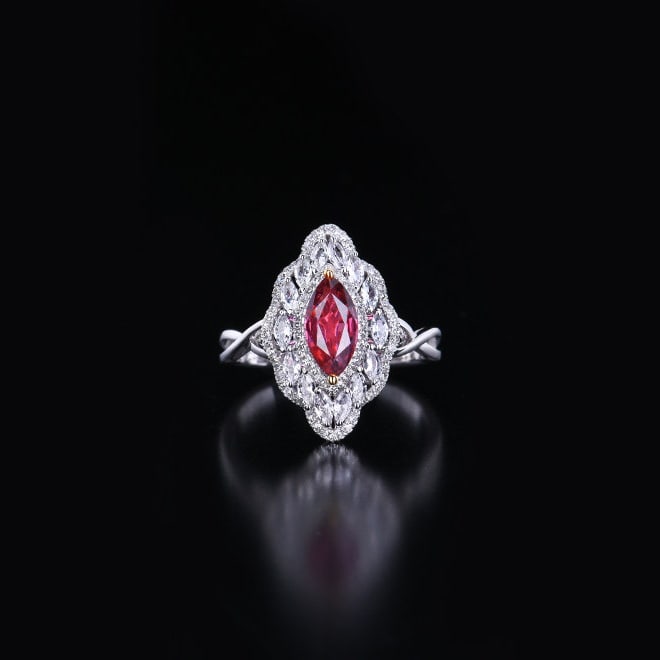 14k Gold 1.44 Ctw Natural Sapphire & Diamond Ring - 3