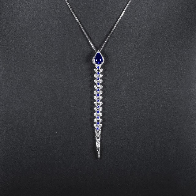 14k Gold 1.32 Ctw Natural Sapphire & Sapphire Pendant( Without Chain ) (1 of 6)