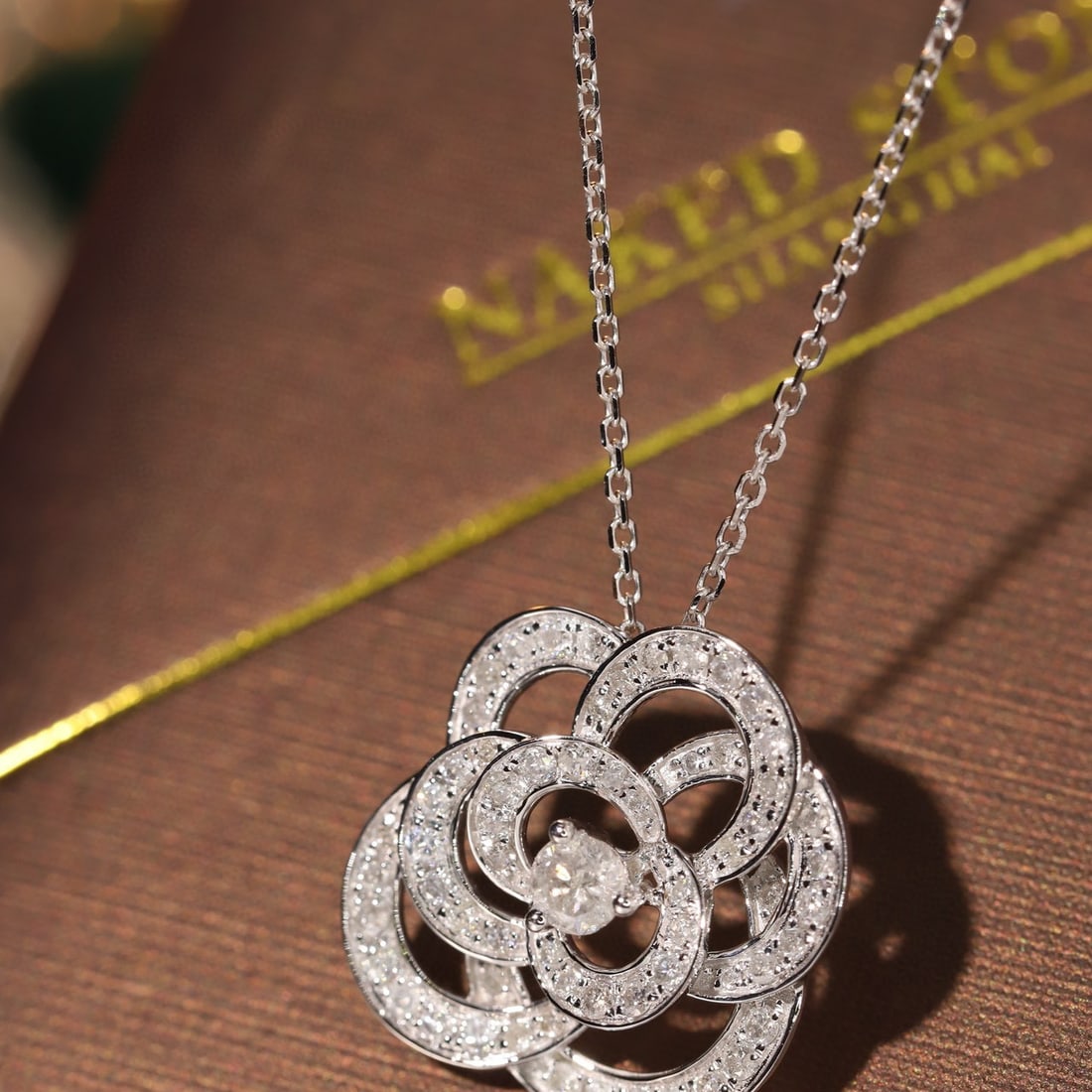 14k Gold 0.65 Ctw Natural H Diamond Necklace - 5