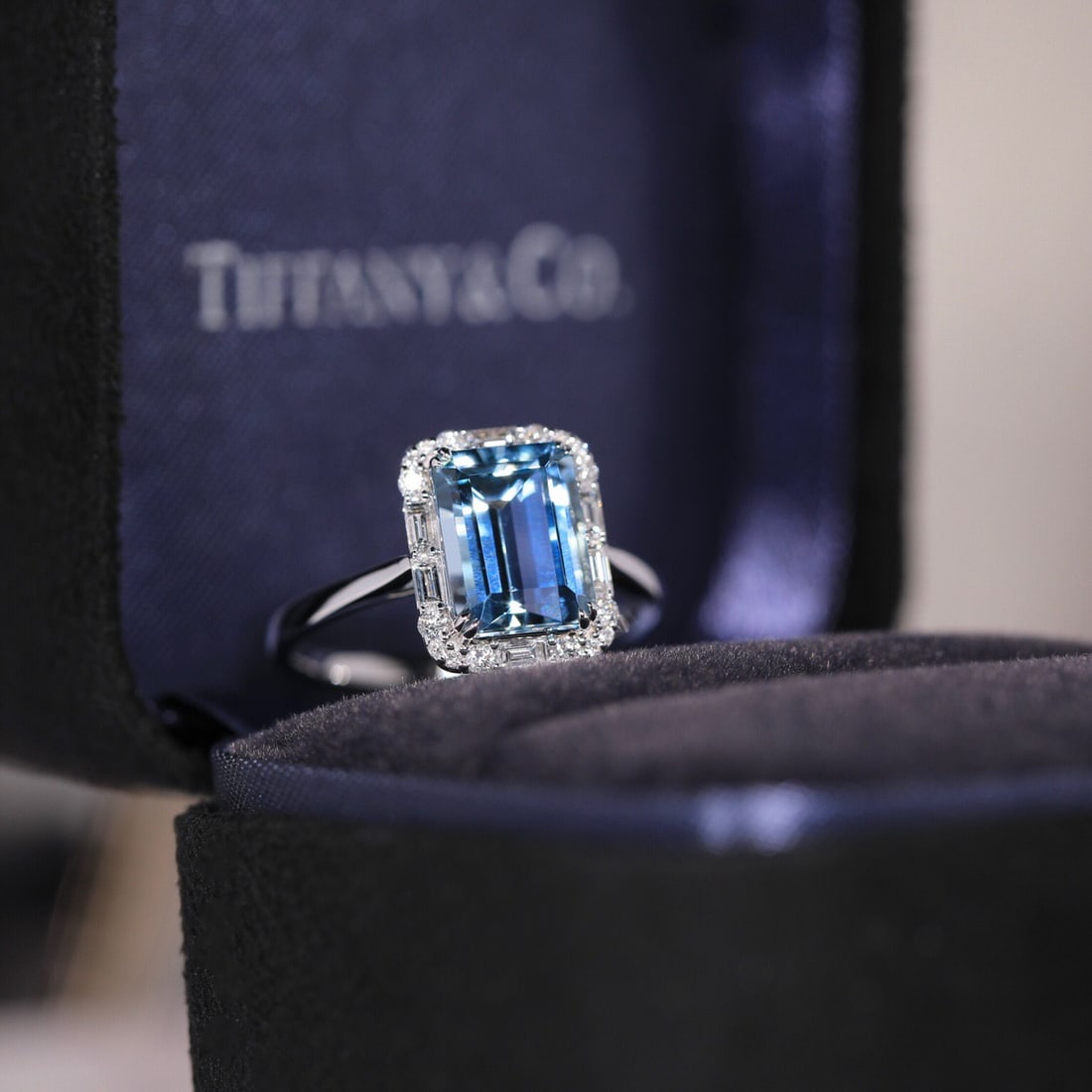 14k Gold 2.36 Ctw Natural Aquamarine & Diamond Ring - 3