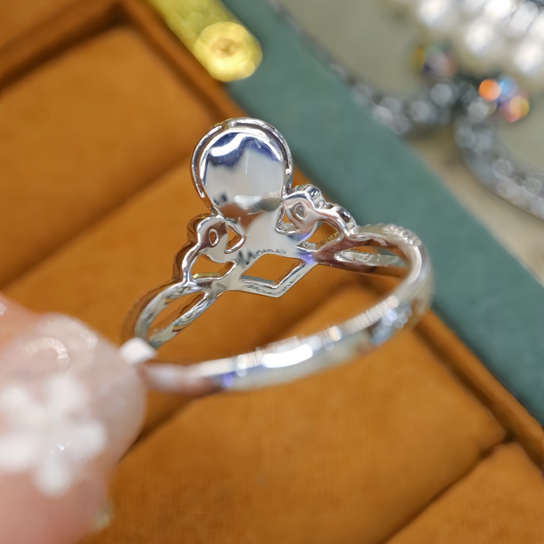 14k Gold 1.43 Ctw Natural Sapphire & Diamond Ring - 4