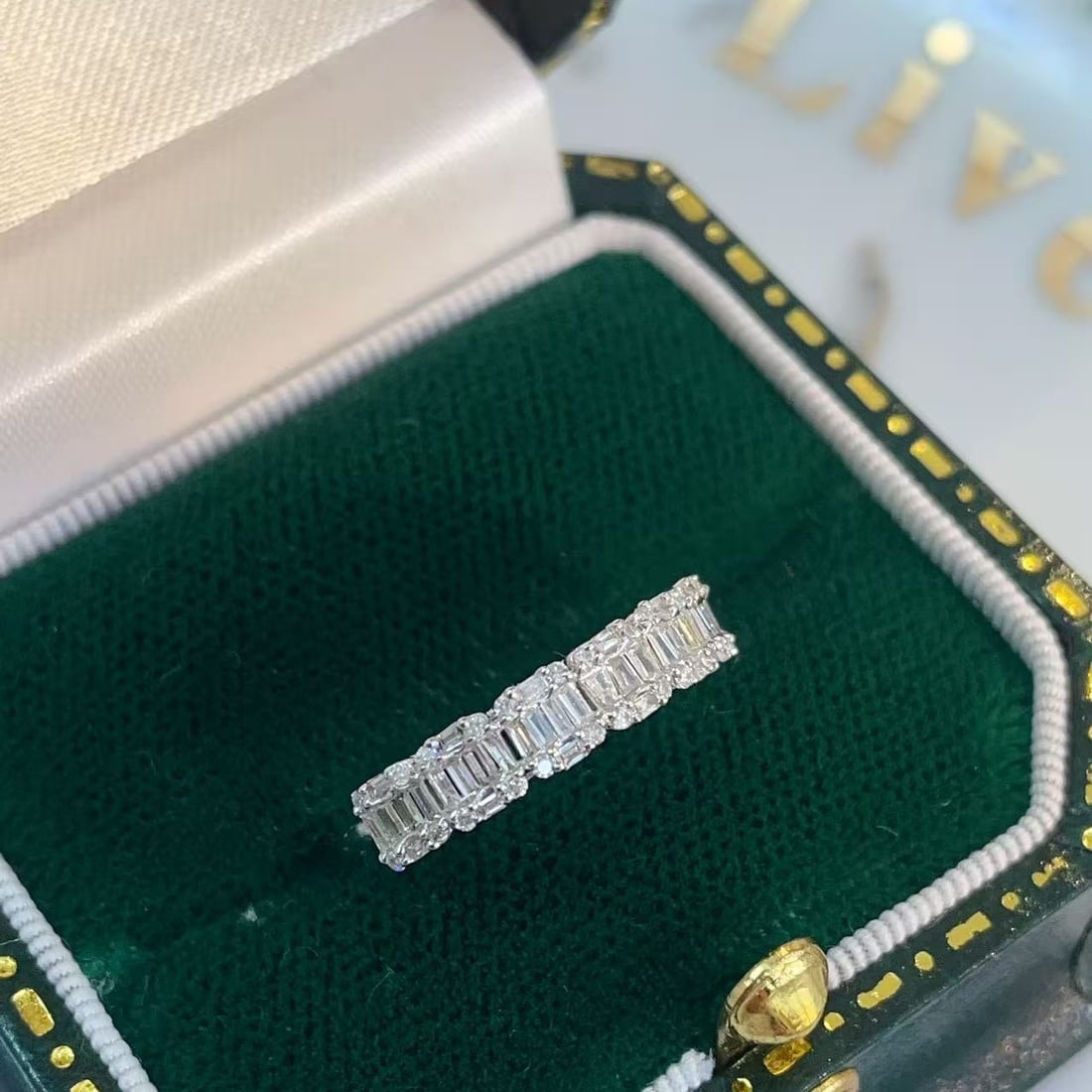 14k Gold 0.35 Ct Natural H Diamond Ring (1 of 5)