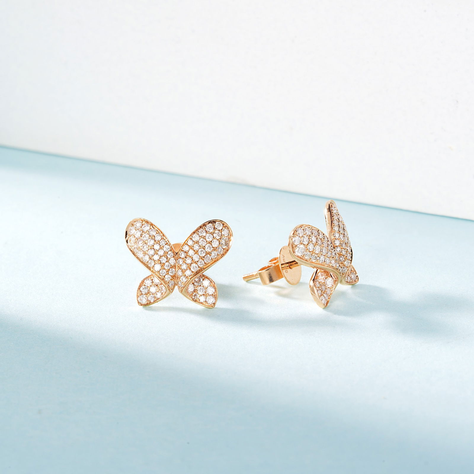 14k Gold 0.40 Ct Natural H Diamond Earrings - 2