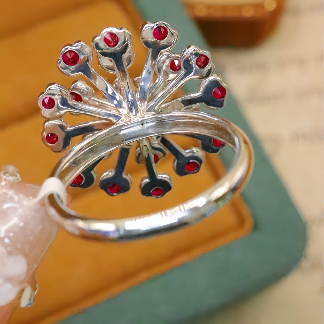 14k Gold 1.81 Ctw Natural Ruby & Diamond Ring - 5