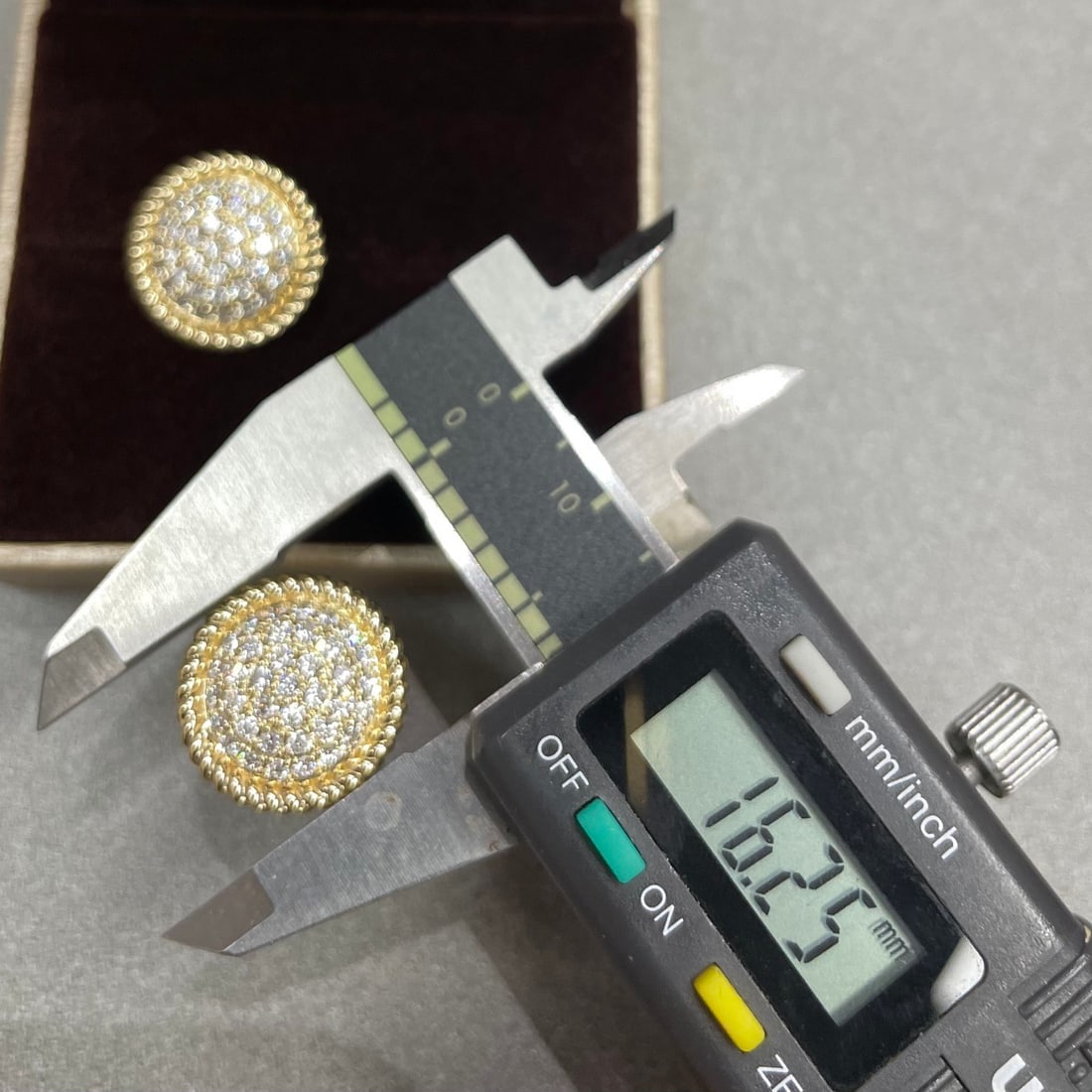 14k Gold 1.3 Ct Natural H Diamond Earrings - 4