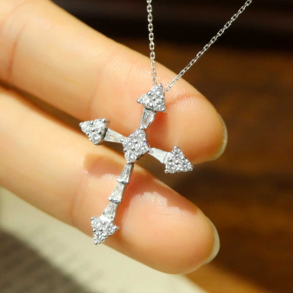 14k Gold 1.1 Ct Natural H Diamond Pendant( Without Chain ) - 3