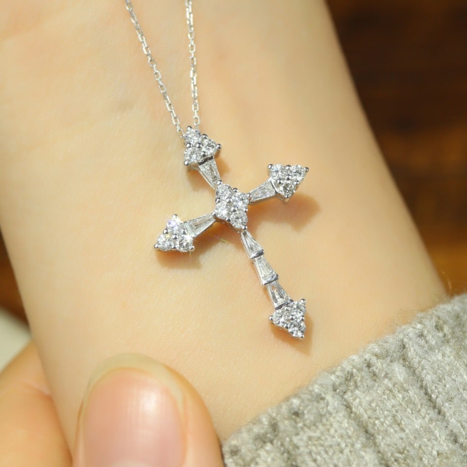 14k Gold 1.1 Ct Natural H Diamond Pendant( Without Chain ) - 4