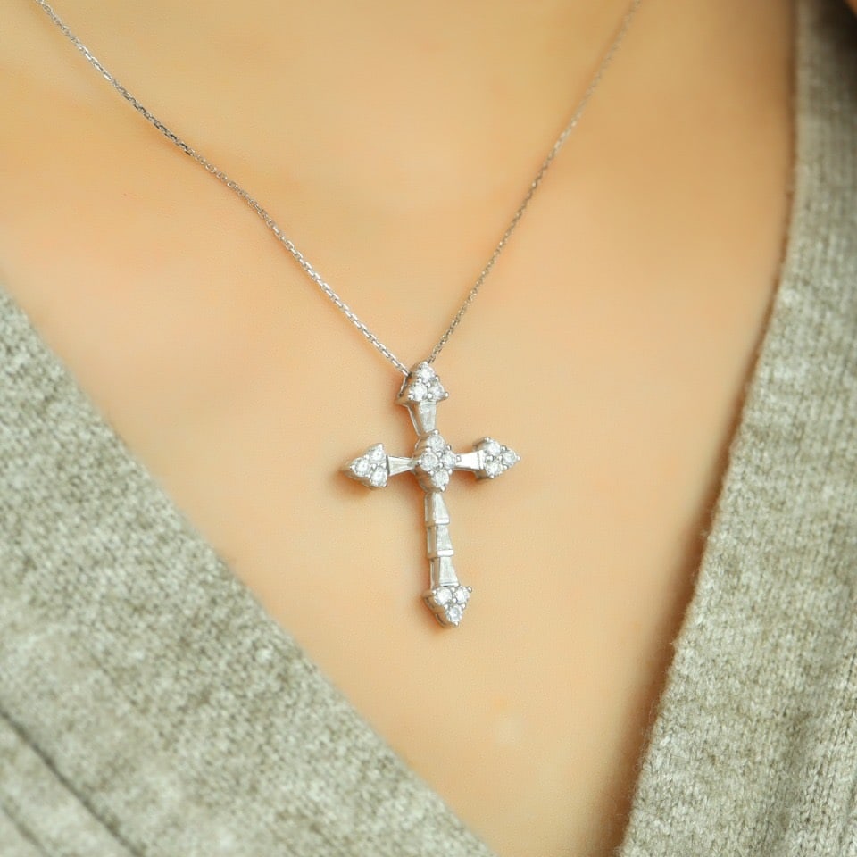 14k Gold 1.1 Ct Natural H Diamond Pendant( Without Chain ) - 6