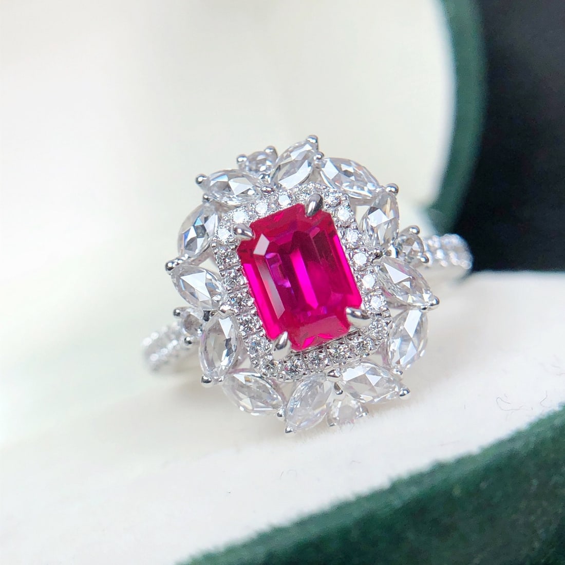 14k Gold 1.98 Ctw Natural Ruby & Diamond Ring - 5