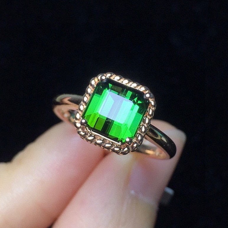 14k Gold 2.45 Ct Natural Tourmaline Ring - 3