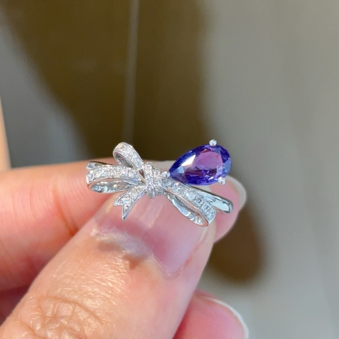 14k Gold 1.12 Ctw Natural Sapphire & Diamond Ring - 2