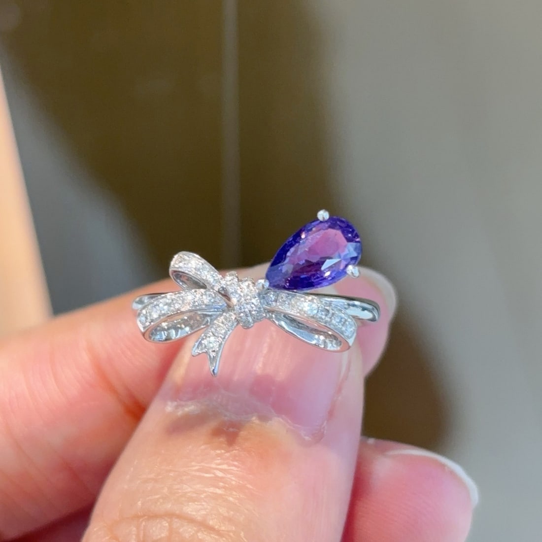 14k Gold 1.12 Ctw Natural Sapphire & Diamond Ring - 3