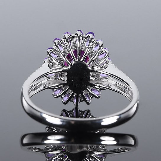 14k Gold 1.79 Ctw Natural Sapphire & Sapphire Ring - 4