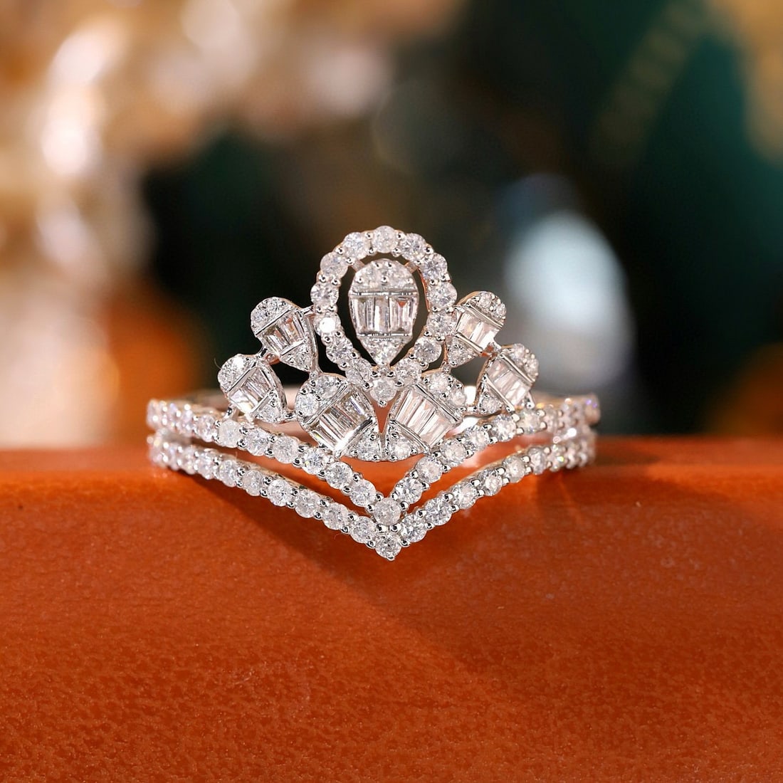 14k Gold 0.7 Ct Natural H Diamond Ring: Ref:231109041 // gold content:14k gold // ring size:7. 25us // // main gemstone:diamond // shape:multiple // carat weight:0. 7ct // clarity grade:vs-si // color:h // treatment:natural // Condition: