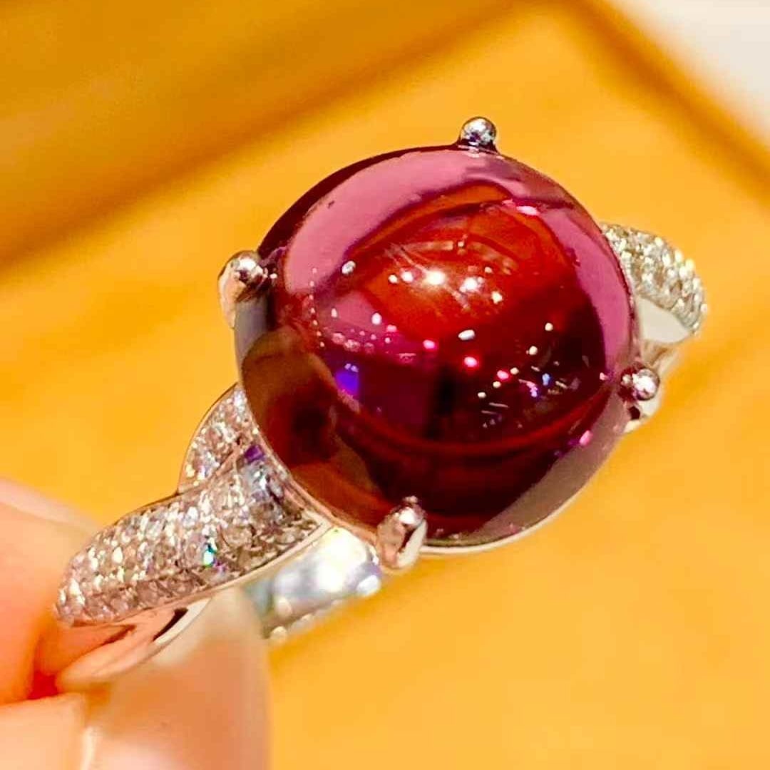 14k Gold 3.5 Ct Natural Tourmaline & Diamond Ring - 4