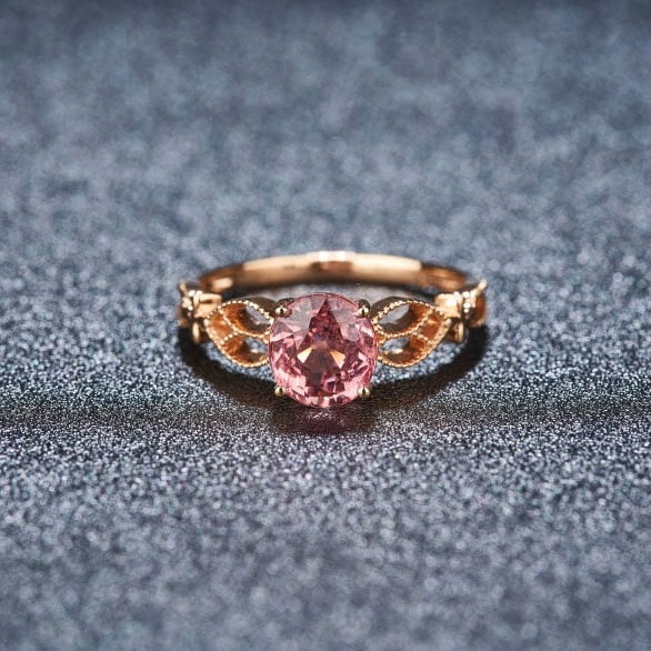 14k Gold 1.68 Ct Natural Tourmaline Ring - 2