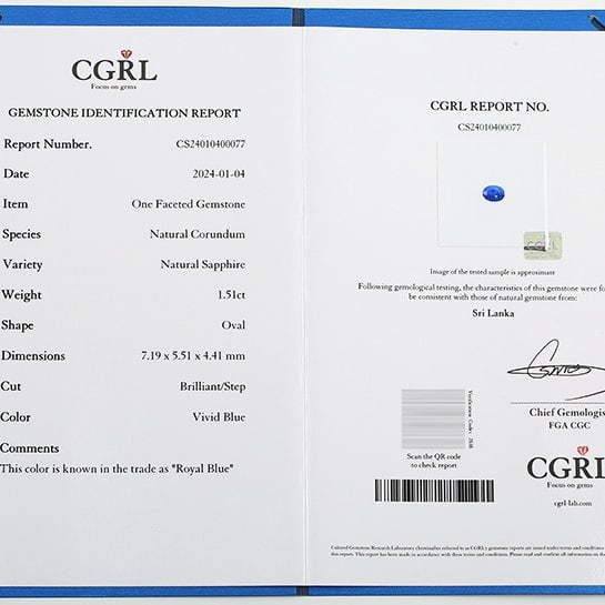 14k Gold 1.92 Ctw Natural Sapphire & Diamond Ring - 7