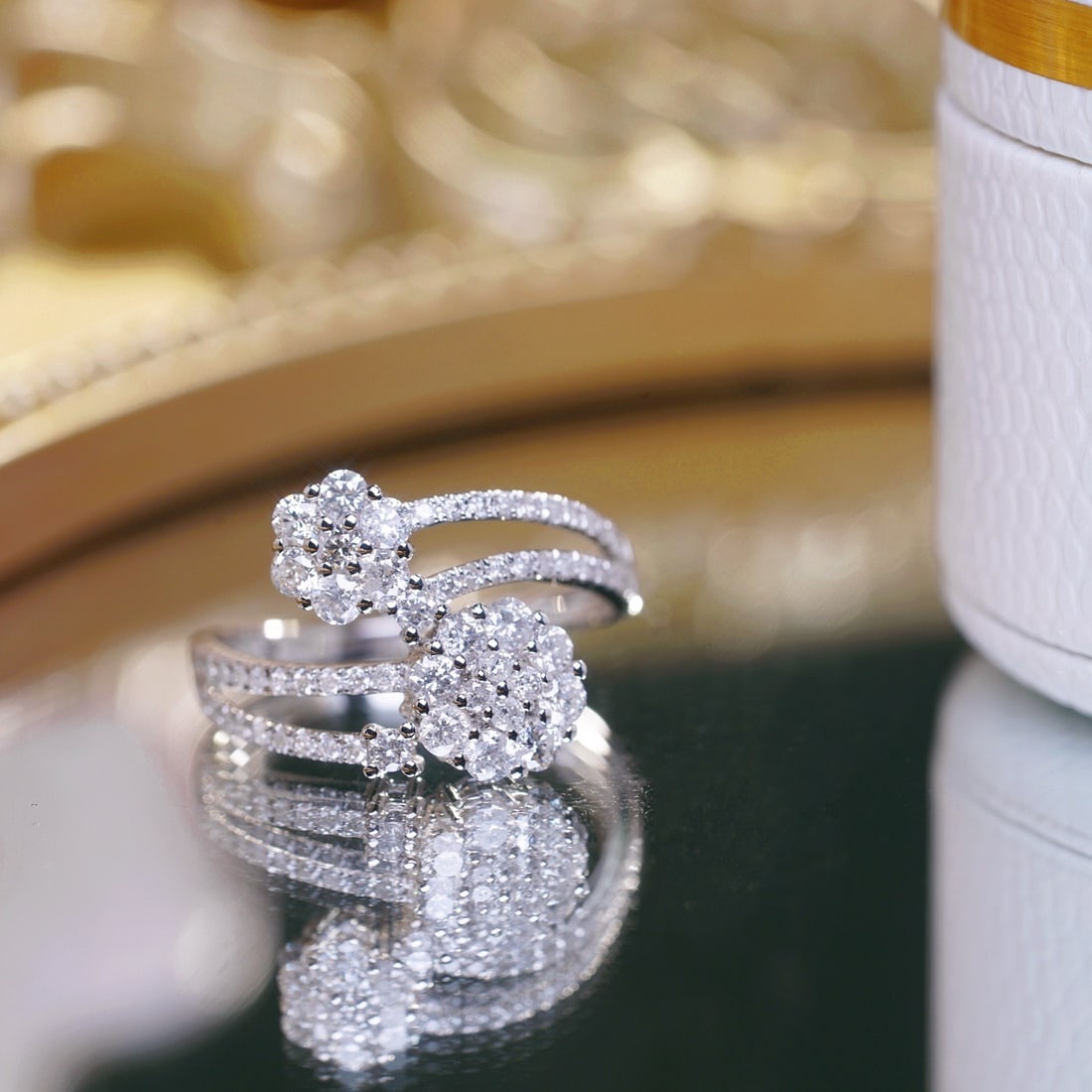 14k Gold 0.90 Ct Natural H Diamond Ring: Ref:231110046 // gold content:14k gold // ring size:7. 25us // // main gemstone:diamond // shape:round // carat weight:0. 90ct // clarity grade:vs-si // color:h // treatment:natural // cut grade:g