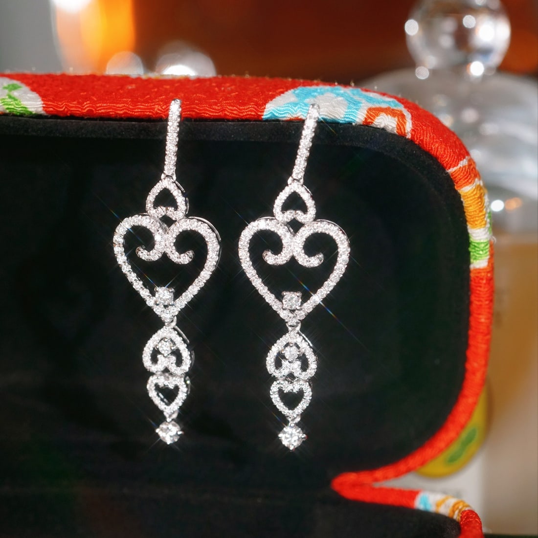 14k Gold 1.00 Ct Natural H Diamond Earrings - 3