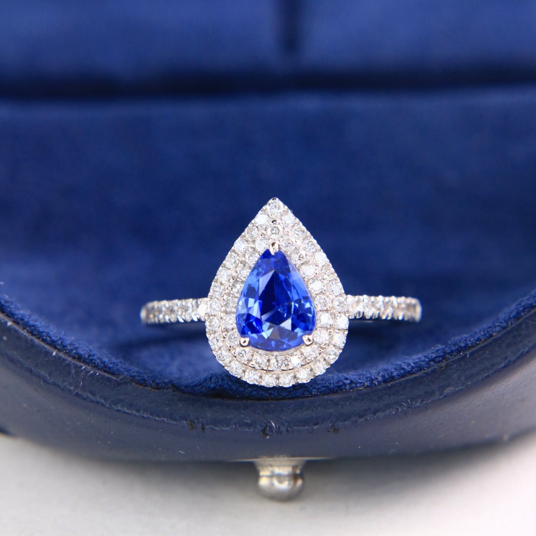 14k Gold 1.52 Ctw Natural Sapphire & Diamond Ring - 3